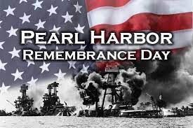 Today is National Pearl Harbor Remembrance Day