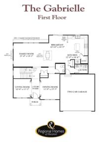The Gabrielle New Home Floor Plan