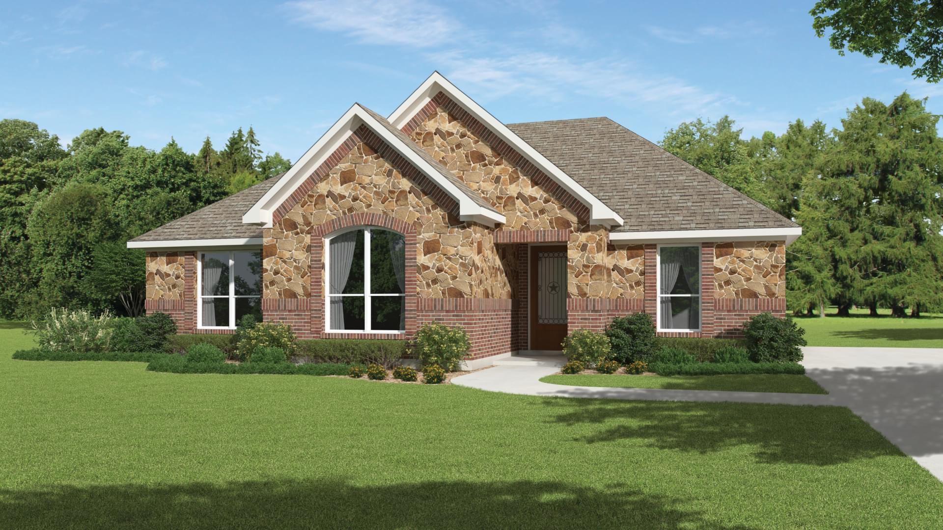 The Crockett Custom Home Plan In Comanche County Tx From Tilson Homes