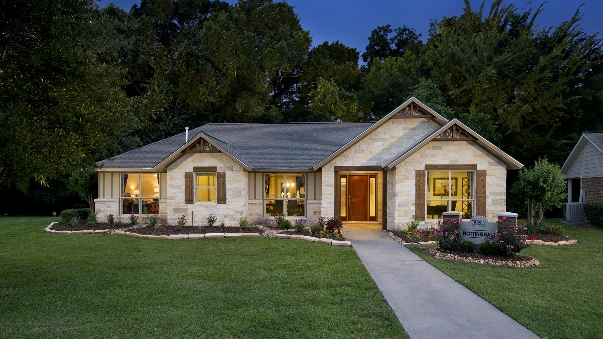The Nottingham Custom Home Plan from Tilson Homes