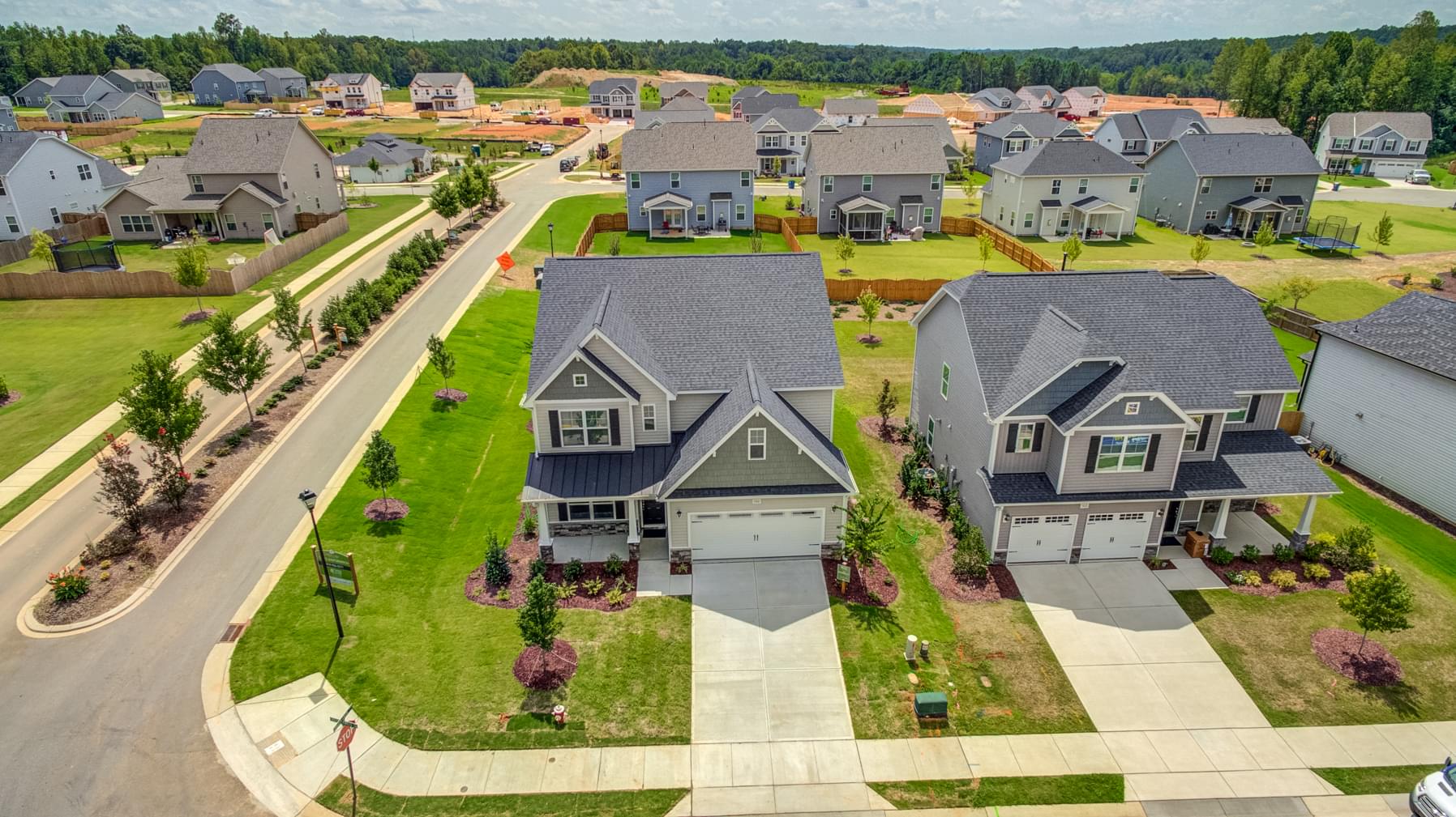 New Homes in Youngsville, NC Holden Creek Preserve from Caviness