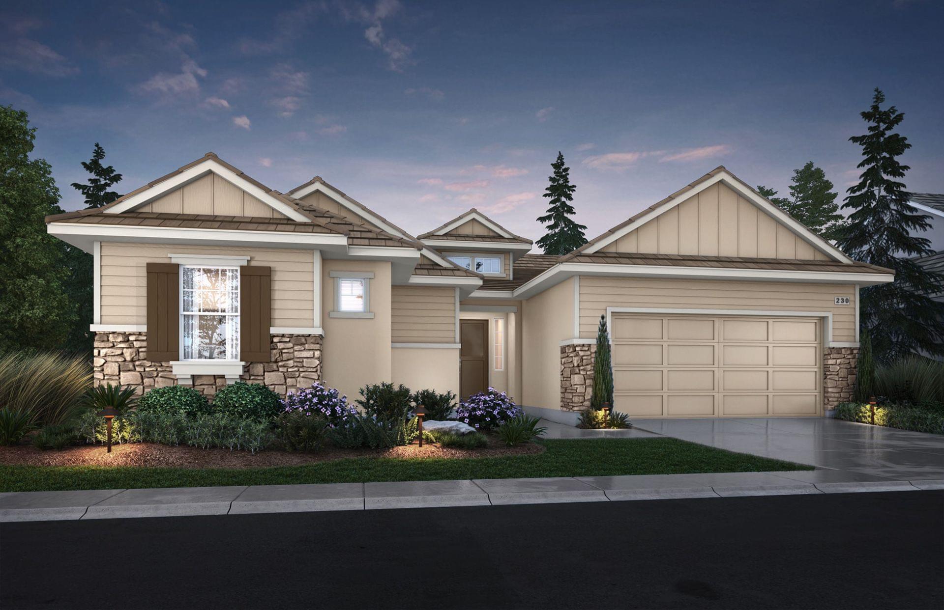 The Residence 230 New Home in Clovis, CA | Trailside II at ...