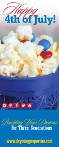 Enjoy This Delicious *4th of July* Patriotic Popcorn from De Young!