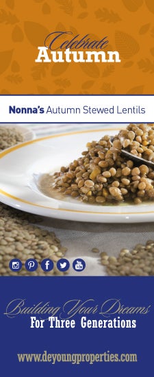 Celebrate Autumn with Nonna’s Stewed Lentils
