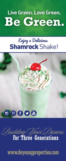 Shamrock Shake Recipe From De Young!