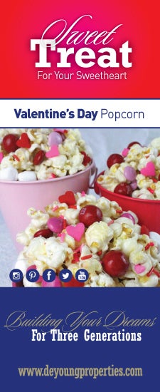 A Valentine’s Day Popcorn Recipe From De Young!