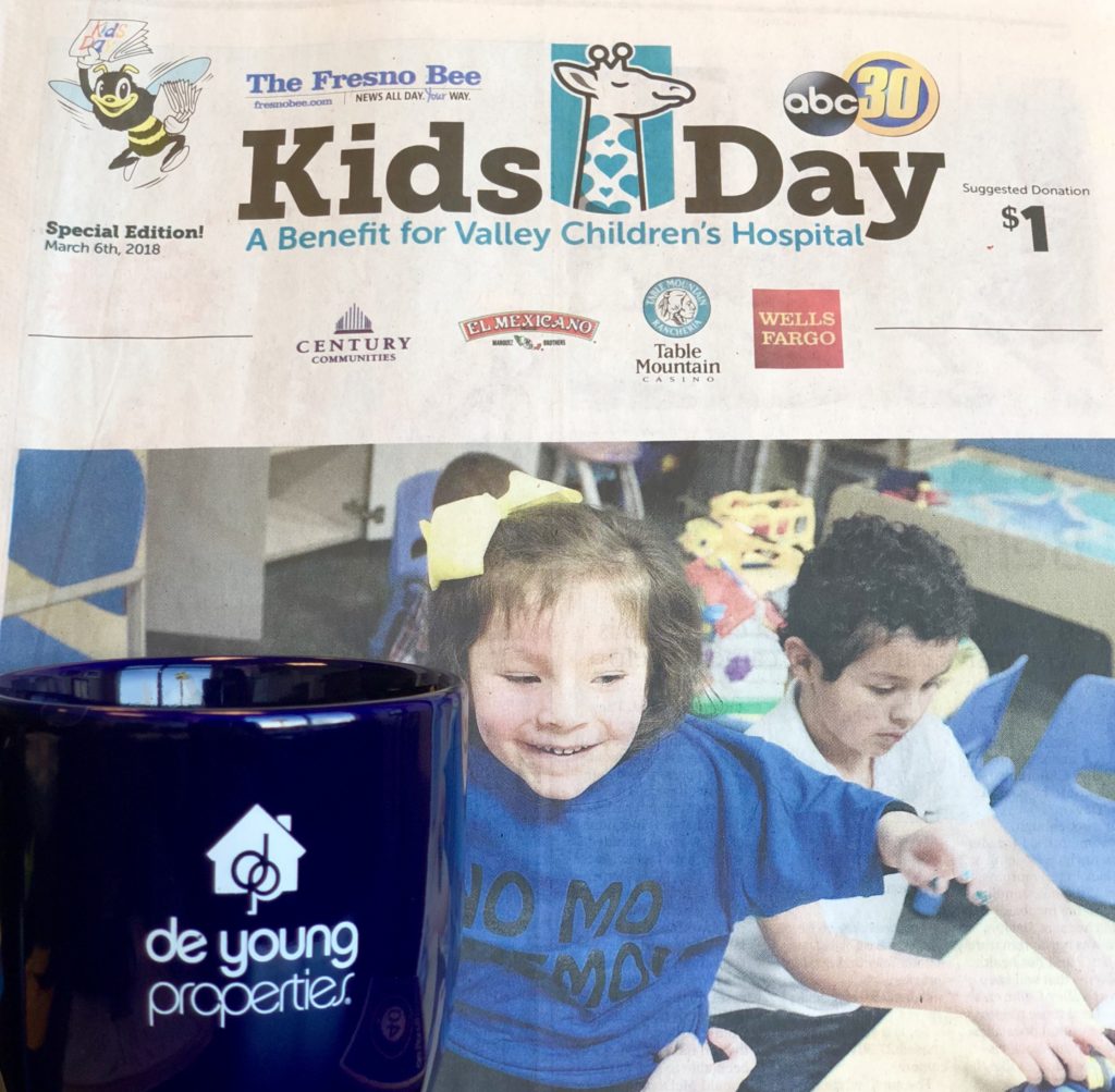 Visit the De Young Welcome Center for a Complimentary Valley Children’s Kids Day Newspaper!