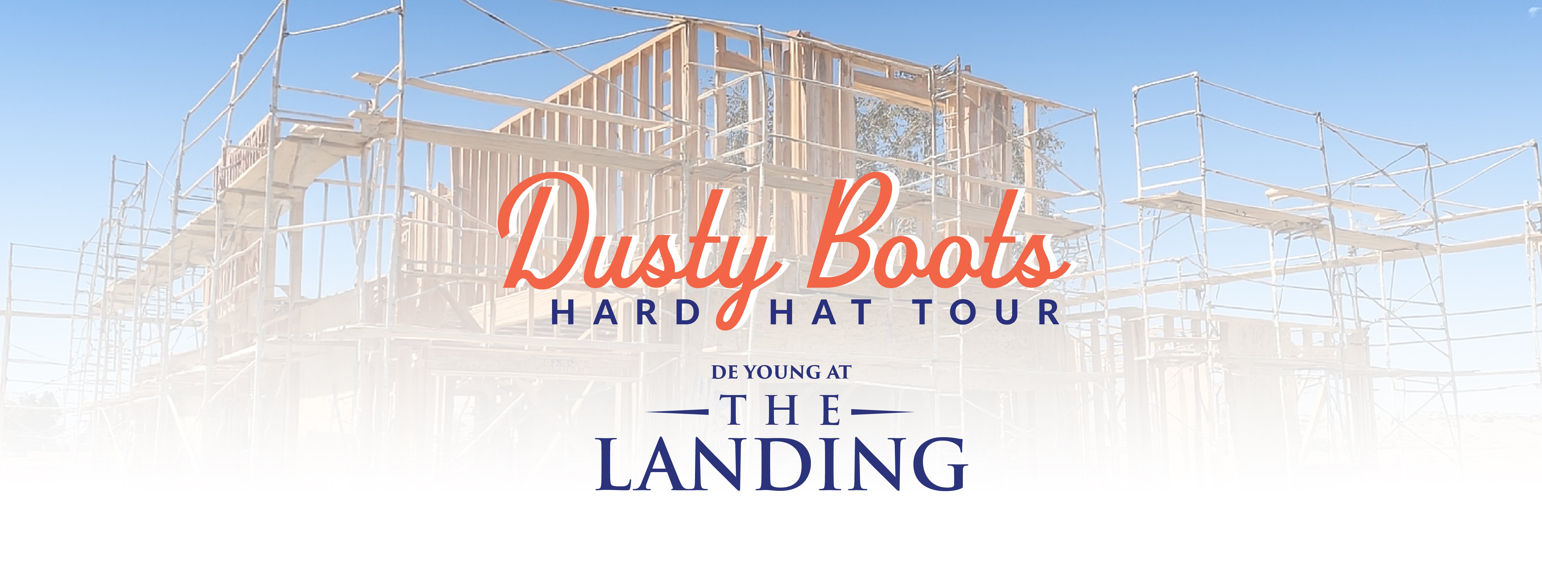 Dusty Boots at De Young at The Landing Model Home Hard Hat Tour Event