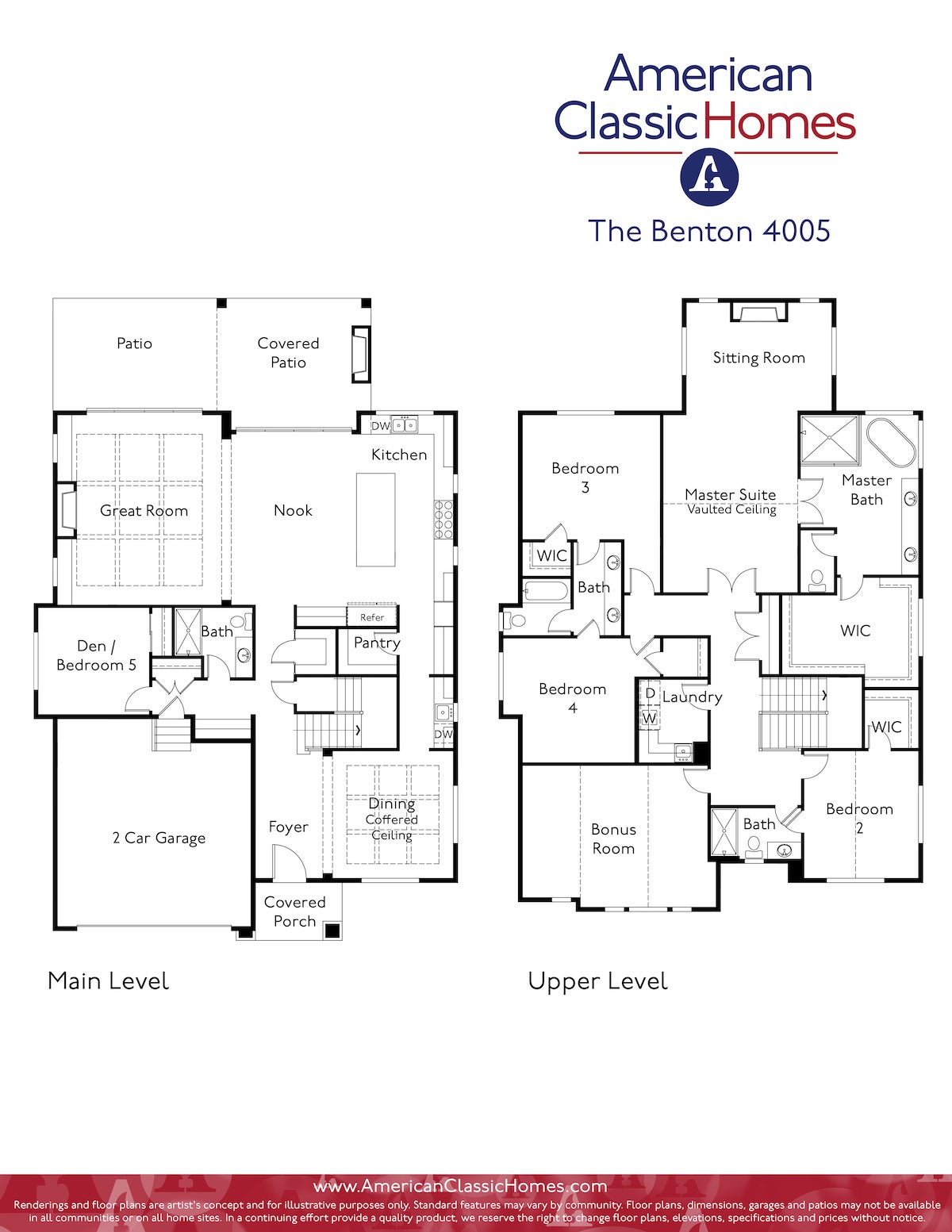 The Benton New Home From American Classic Homes