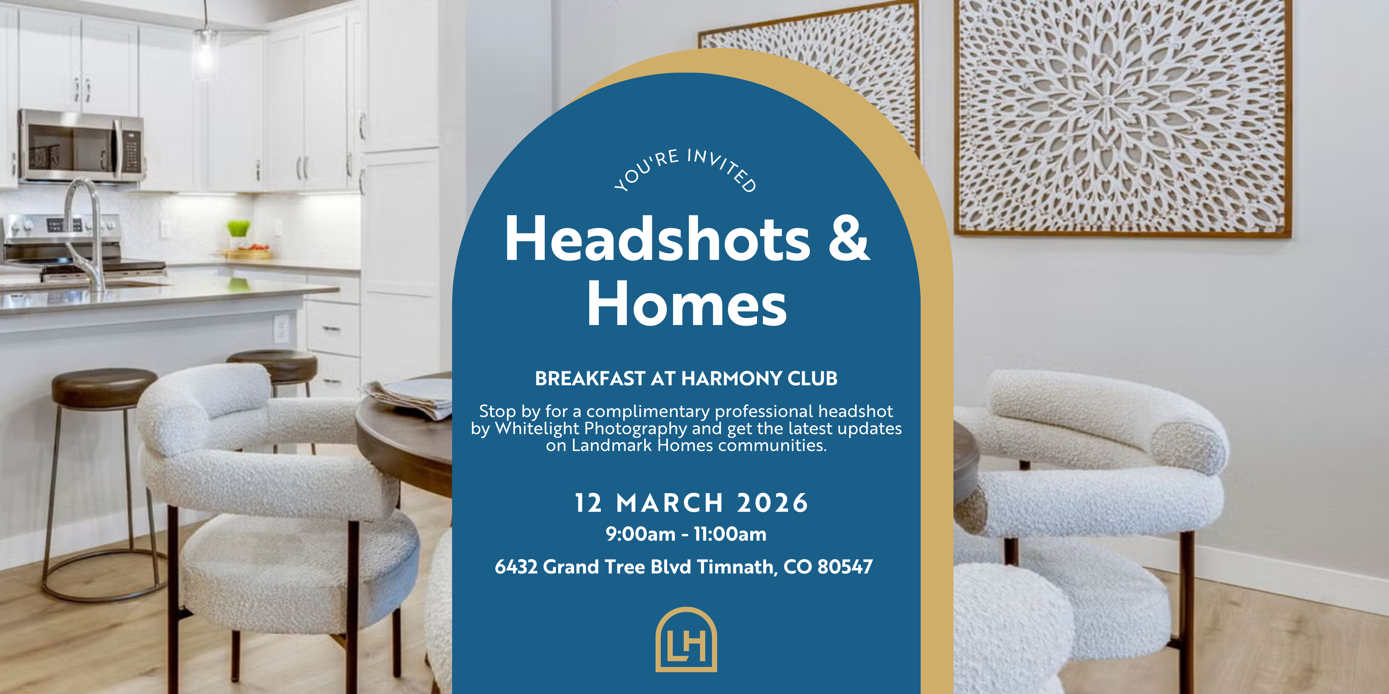 Headshots & Homes: Breakfast at Harmony Club