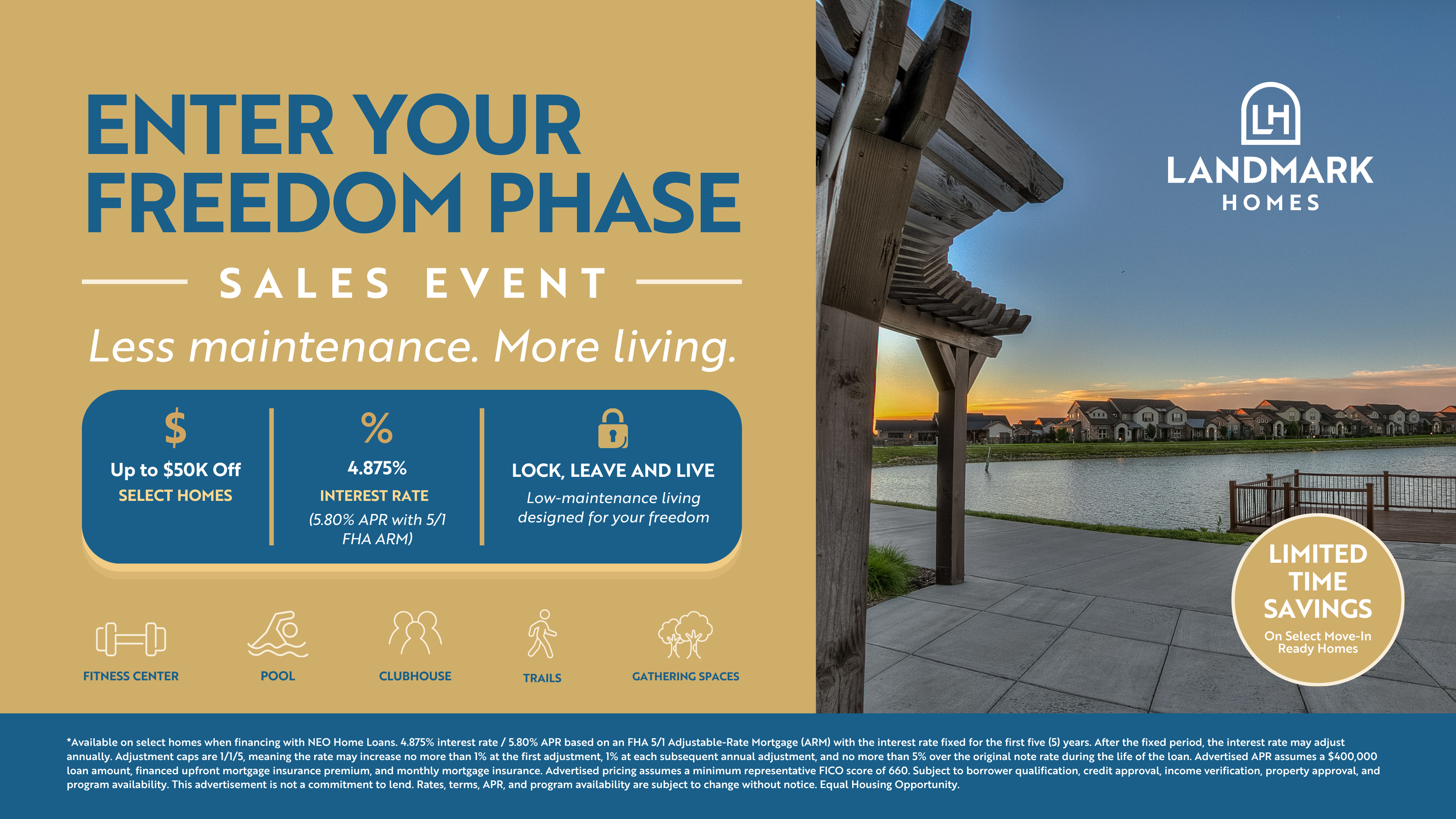 Northern Colorado New Home Incentives: Save with Landmark Homes' Freedom Phase Sales Event