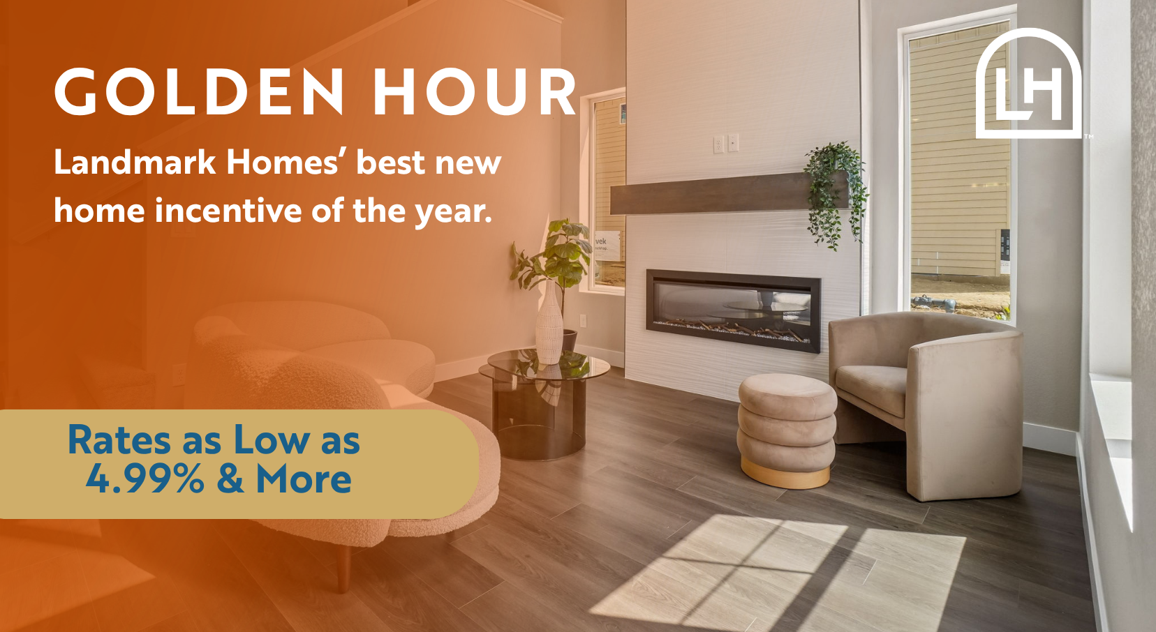 September's Golden Hour: Landmark Homes' Best New Home Incentive of the Year