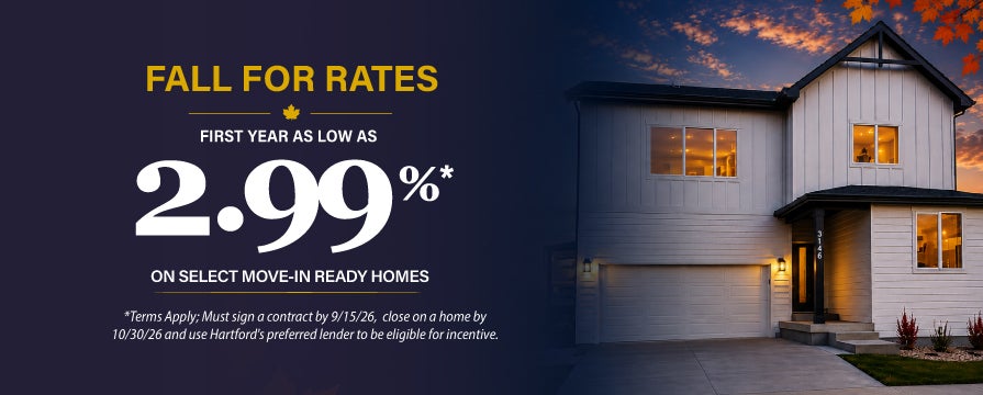 Fall for Rates as low as 2.99%*