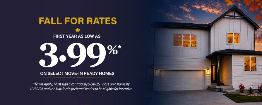 Fall for Rates as low as 3.99%*