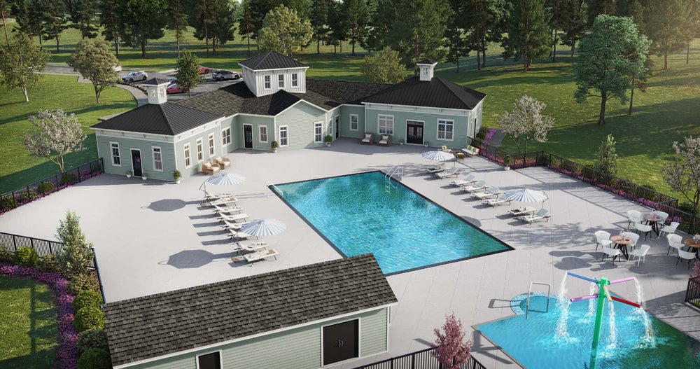 Anchors Run Clubhouse, side view