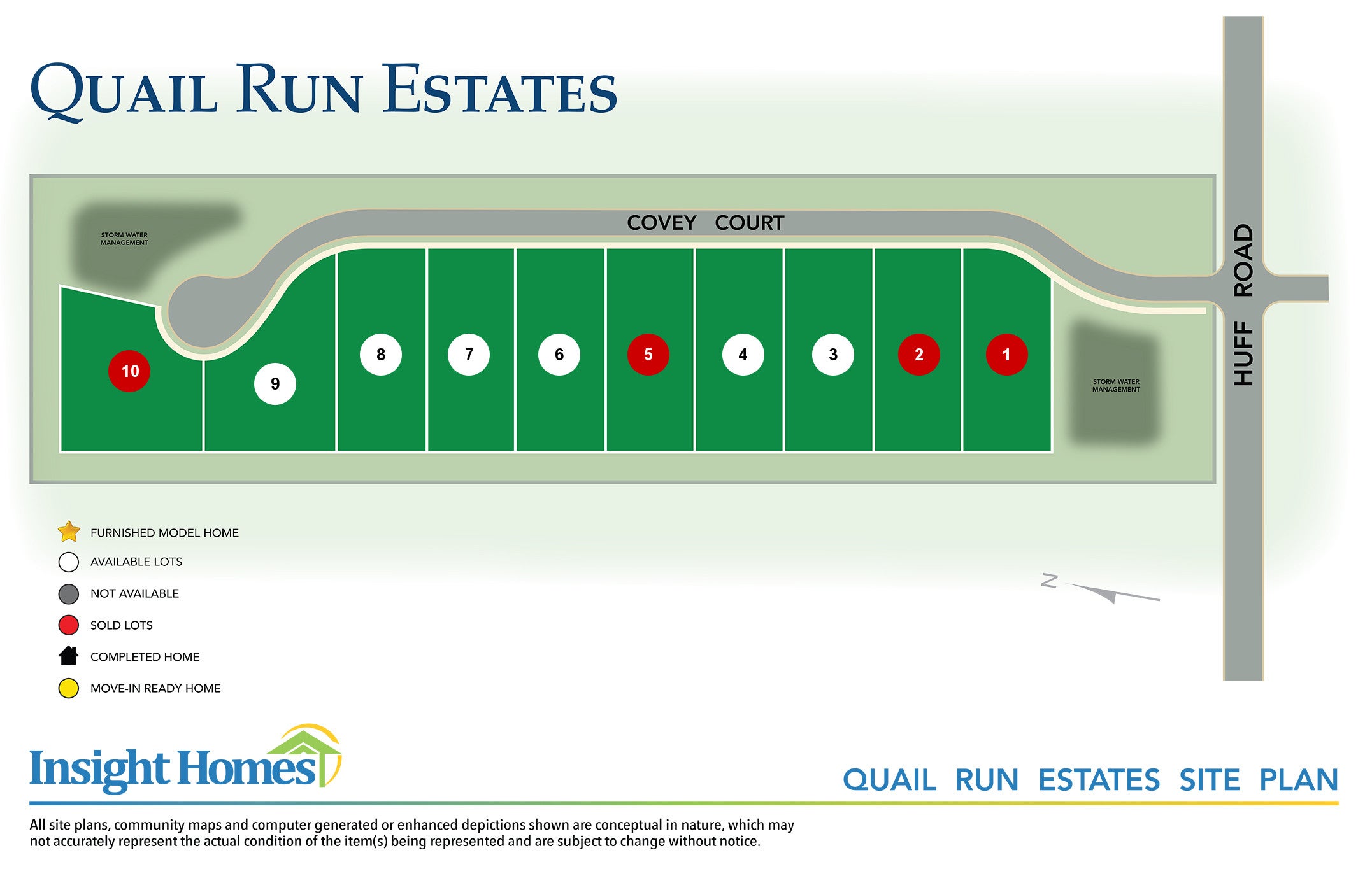 Quail Run Estates Siteplan