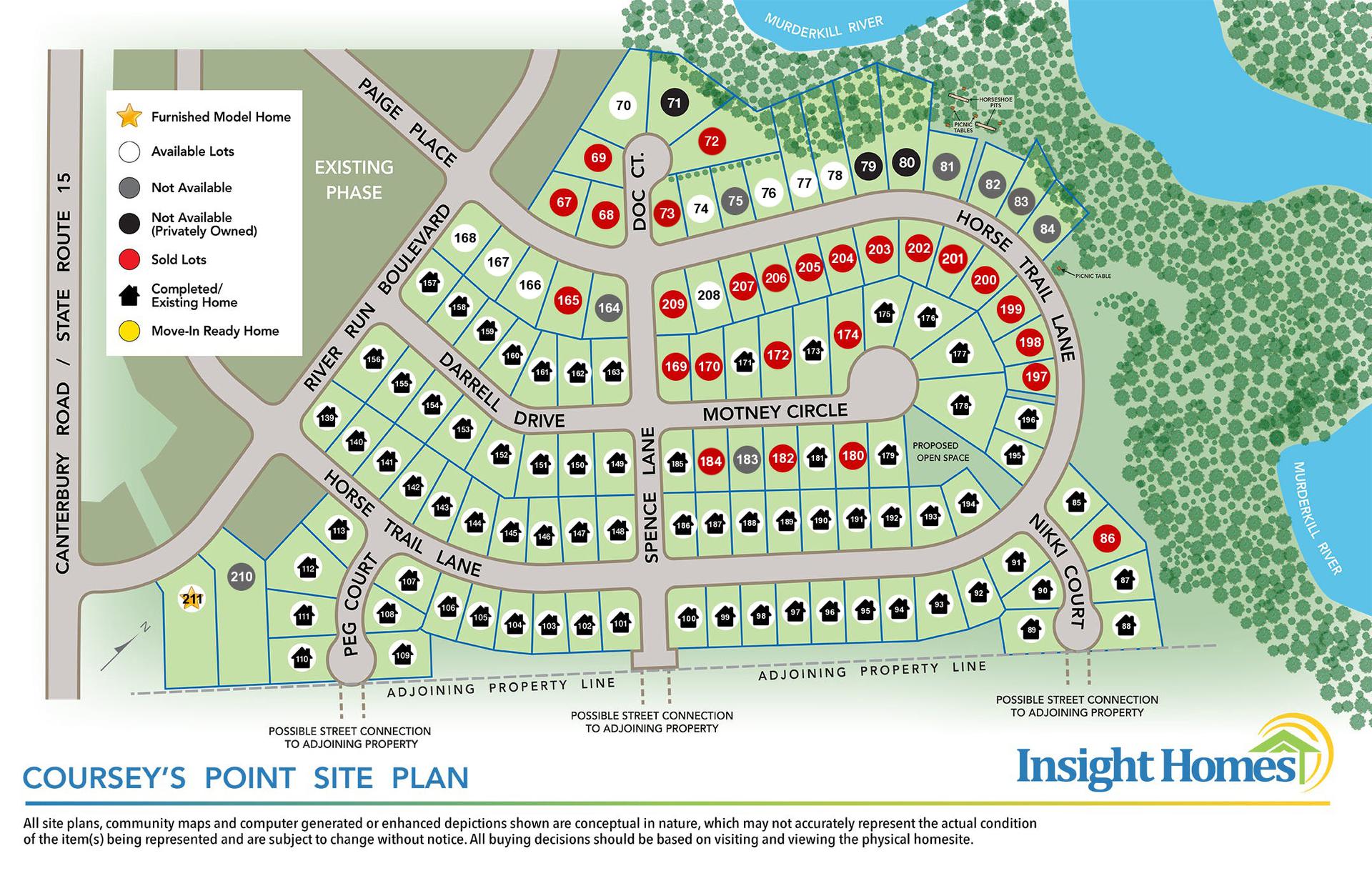 Coursey's Point Siteplan