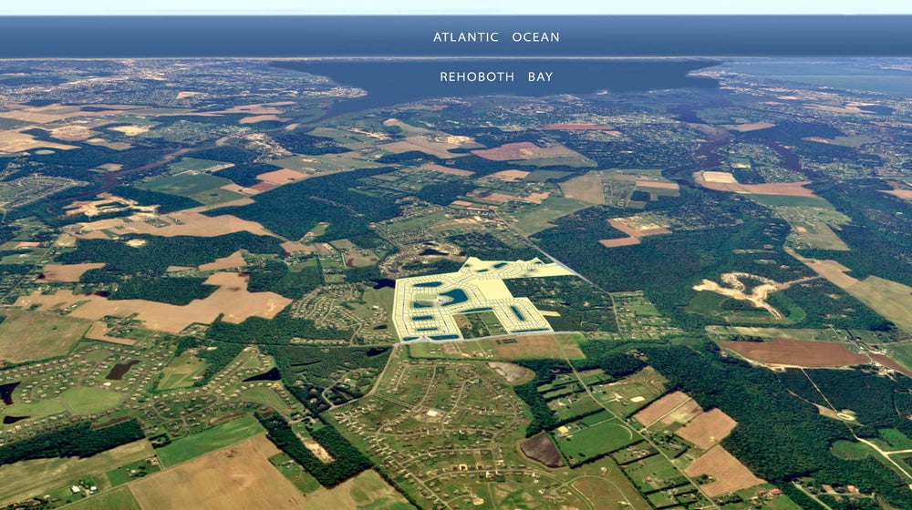 Anchors Run Aerial Map