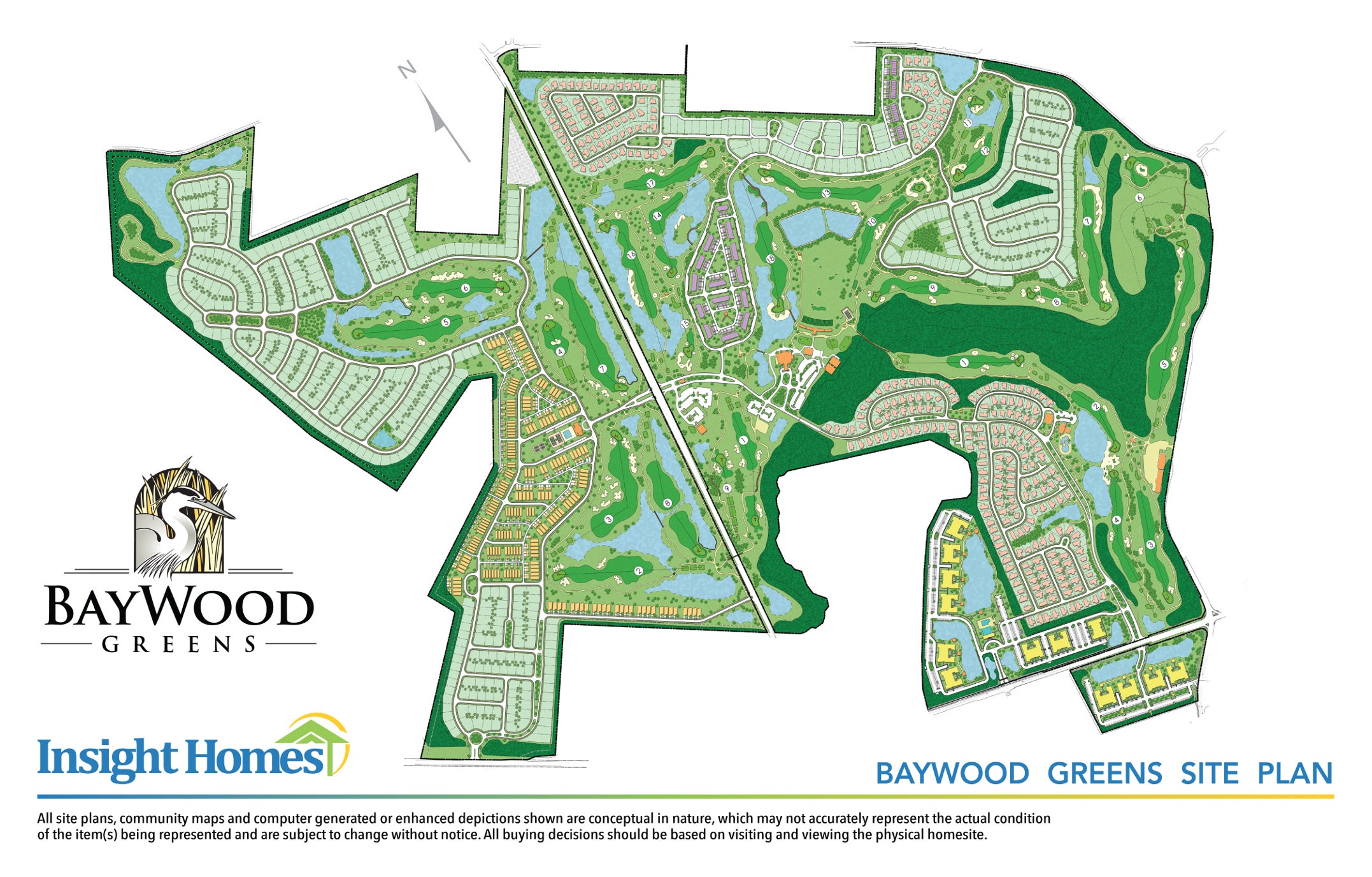 Baywood Greens Siteplan