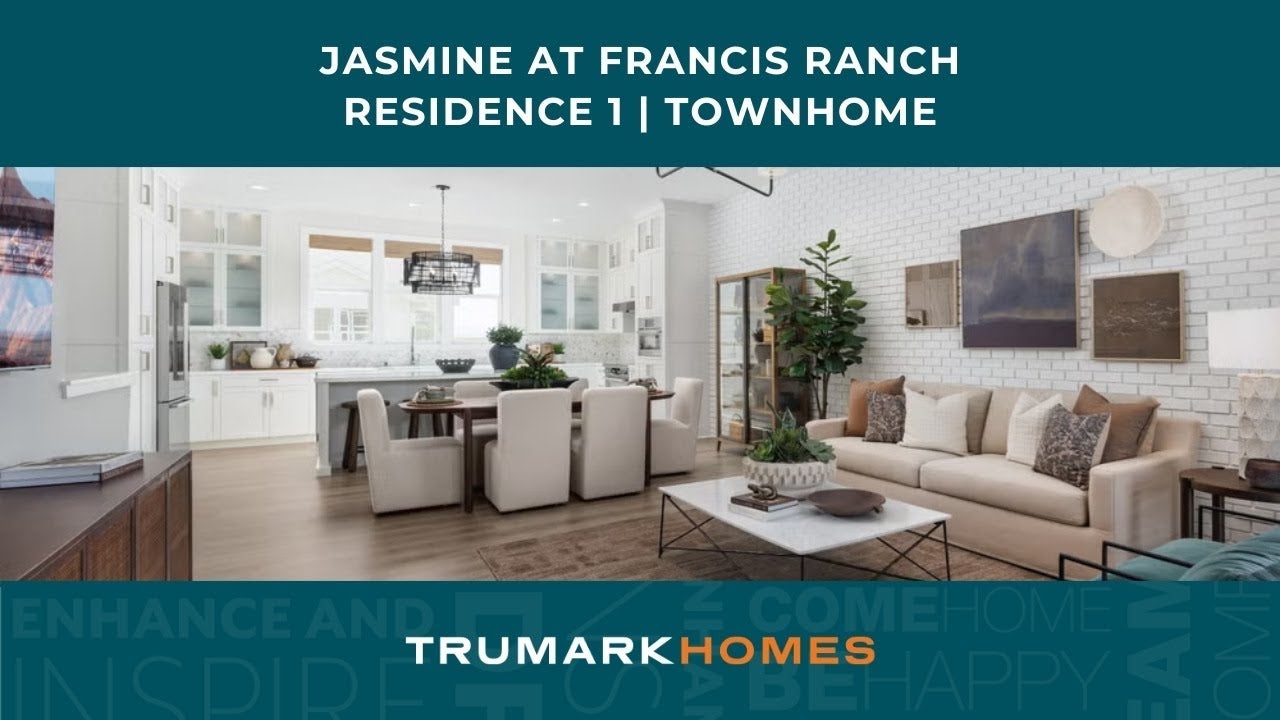 Jasmine at Francis Ranch by Trumark Homes in Dublin, CA I Townhome Residence 1 Walkthrough Video