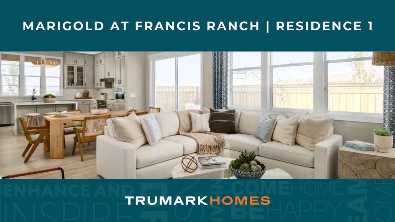 Marigold at Francis Ranch by Trumark Homes I Residence 1 Walkthrough I Dublin, CA Video