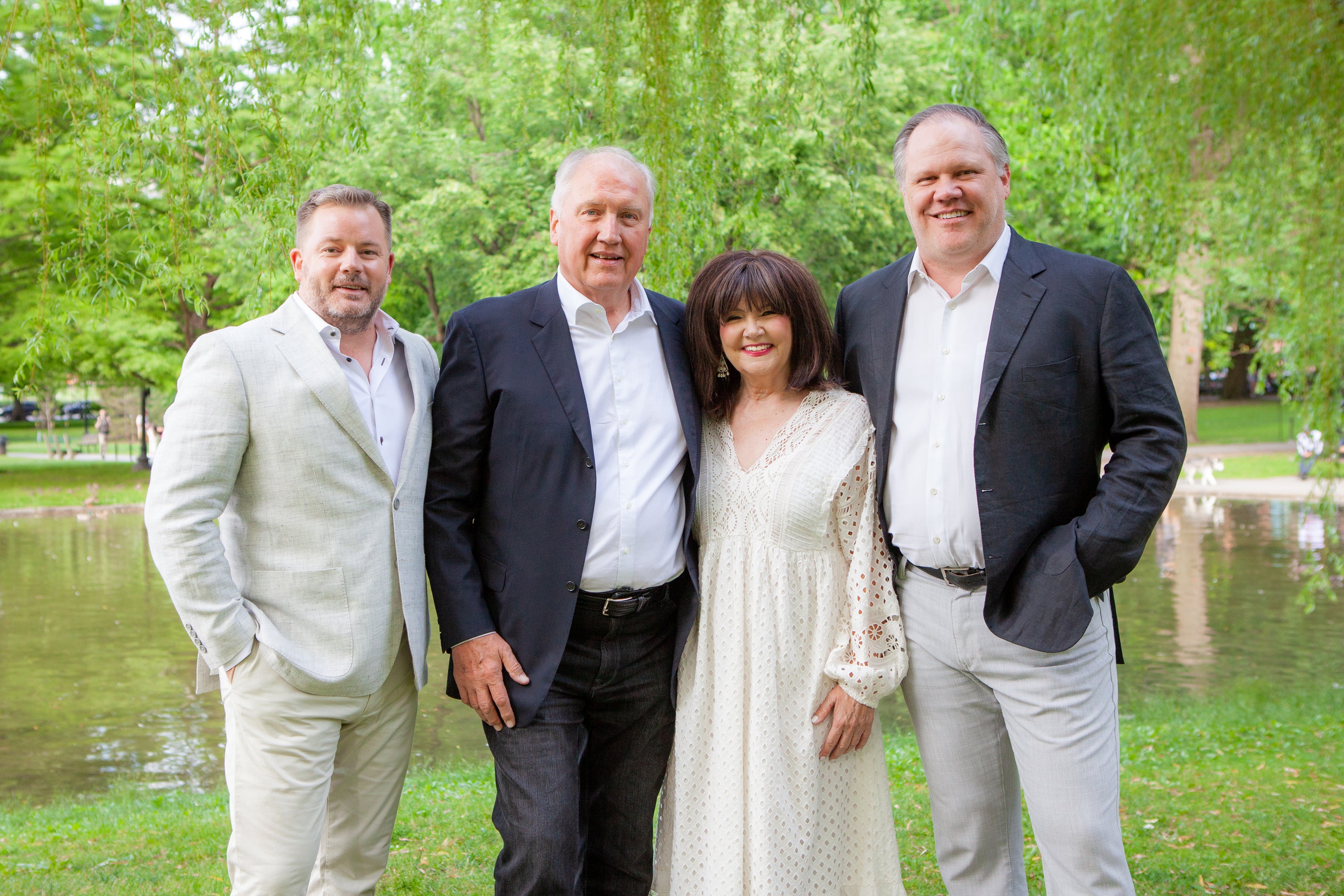 From left to right, Ash Knowlton, Robert and Karen McCaffrey, and Brent McCaffrey
