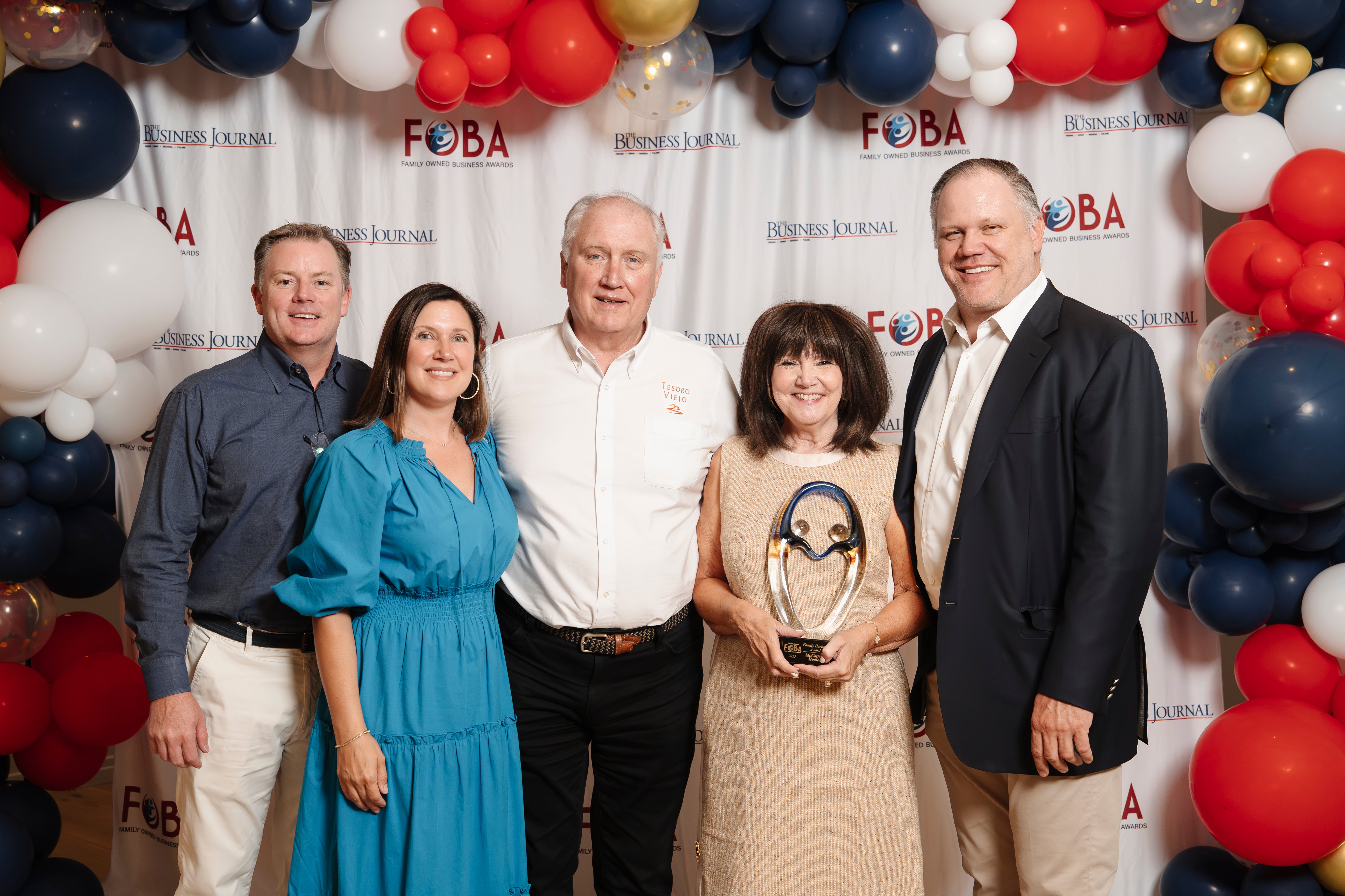 McCaffrey Homes honored with The Business Journal Family Heritage Award