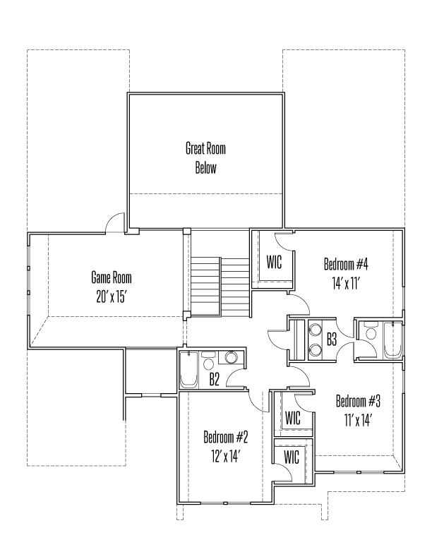 1205 Deering Creek Drive Floorplan Image - Second Floor