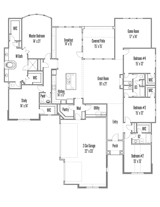 2123 Kinder Run Floorplan Image - First Floor