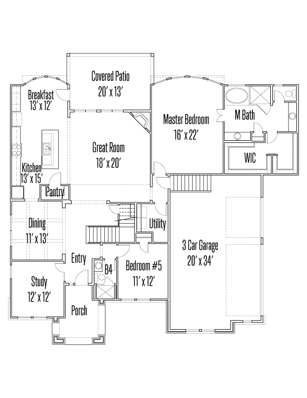 28711 Estin Height Floorplan Image - First Floor