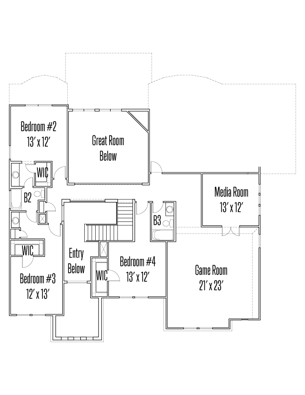 28711 Estin Height Floorplan Image - Second Floor