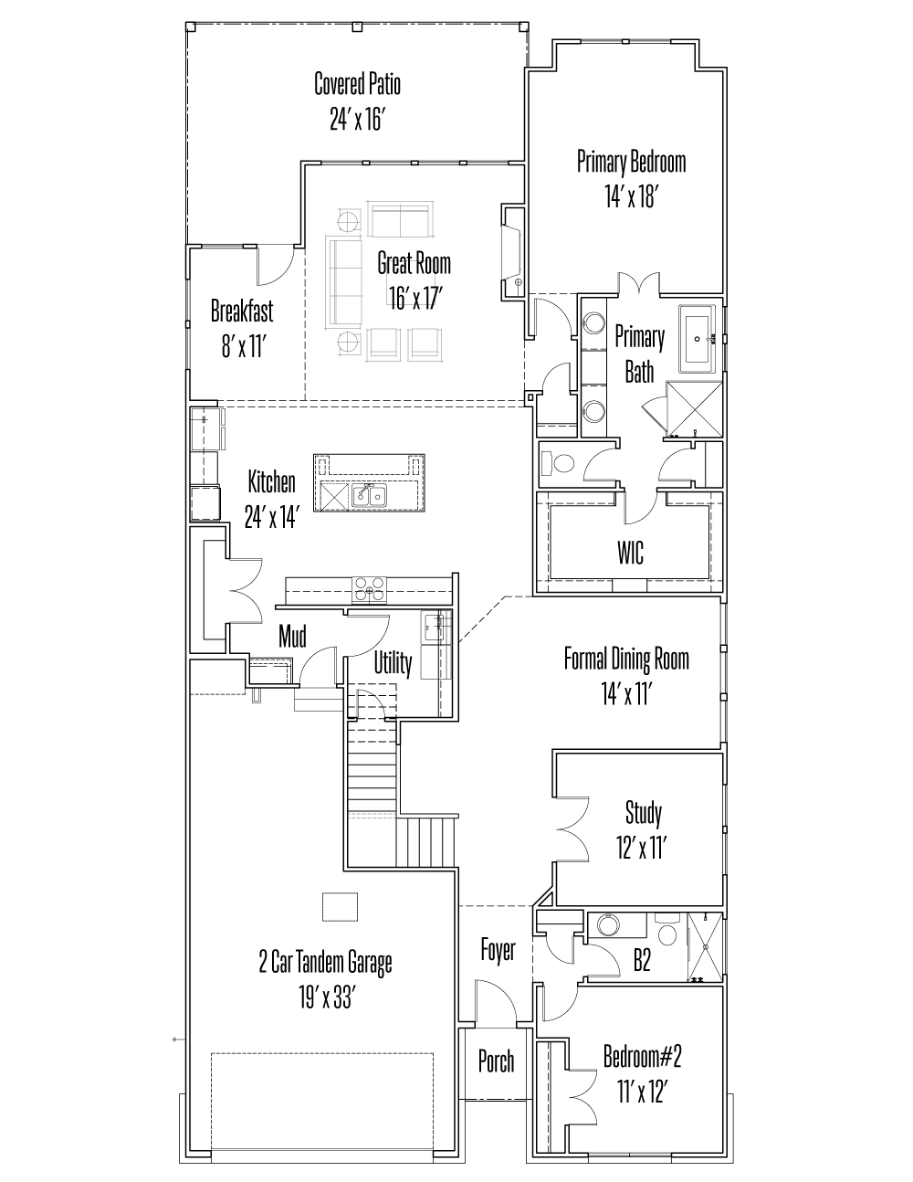 3016 Ashby Park Floorplan Image - First Floor