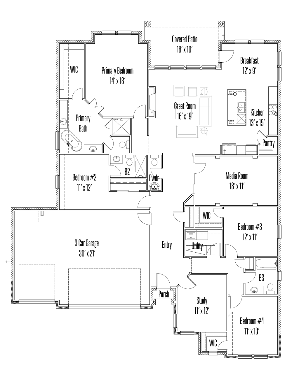 1417 Gifford Park Floorplan Image - Floor Plan