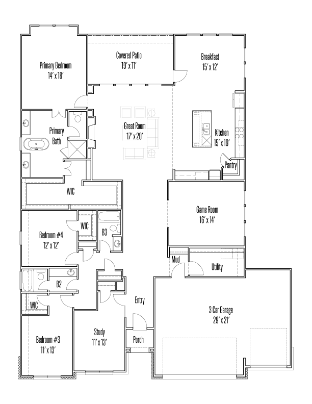 3036 Bristow Park Floorplan Image - Floor Plan