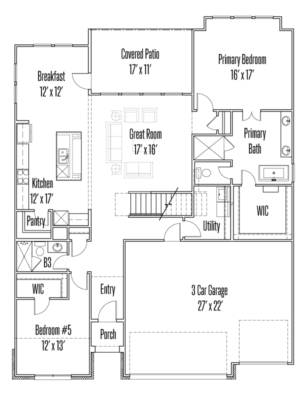 508 Lac Du Ciel Pl Floorplan Image - First Floor