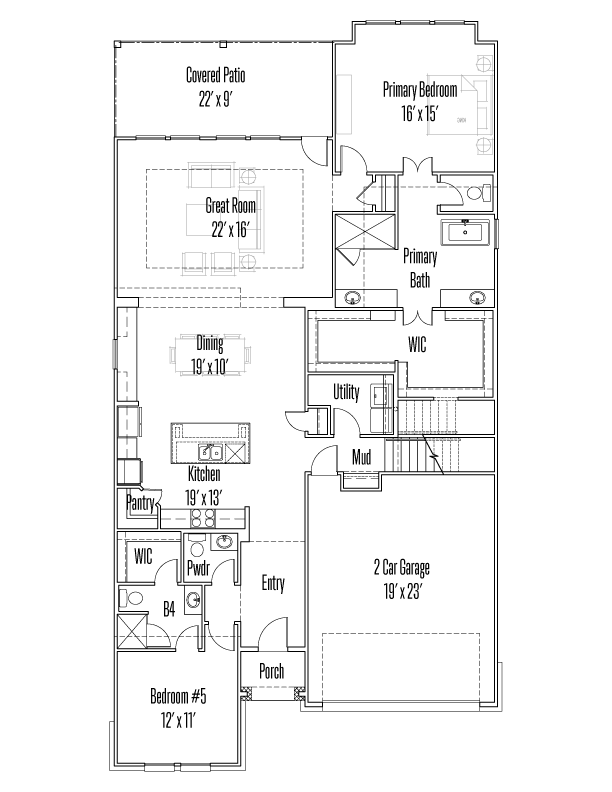 28509 Allswell Lane Floorplan Image - First Floor