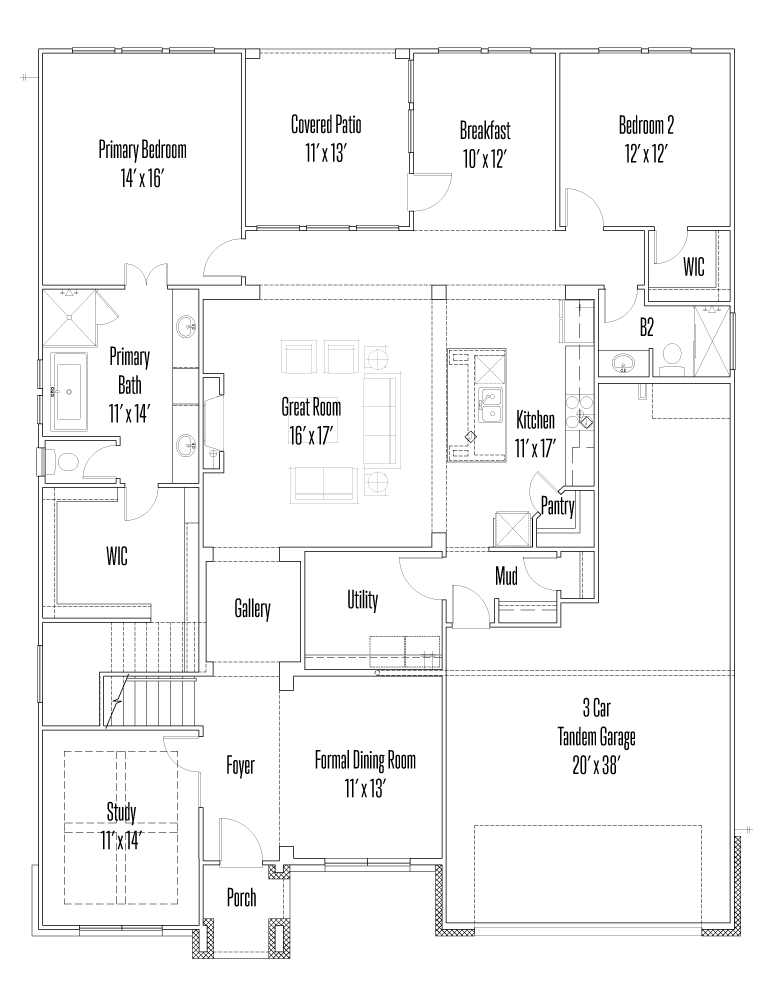 113 Estrella Lane Floorplan Image - First Floor