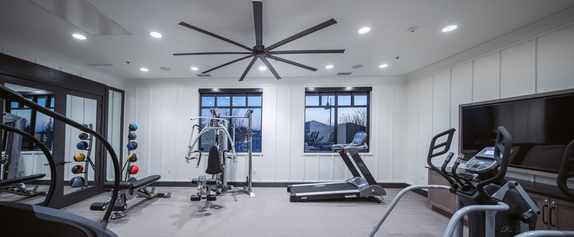  Flex room gym at the Ranch House clubhouse