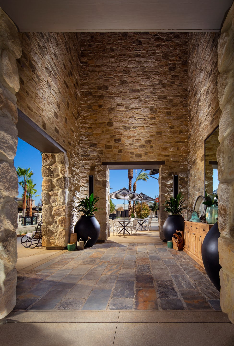 Wine Tower at the Ranch House Clubhouse
