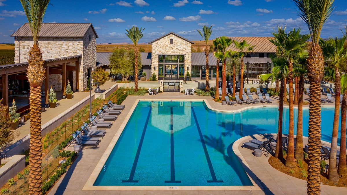 Pool overview at the Ranch House Clubhouse
