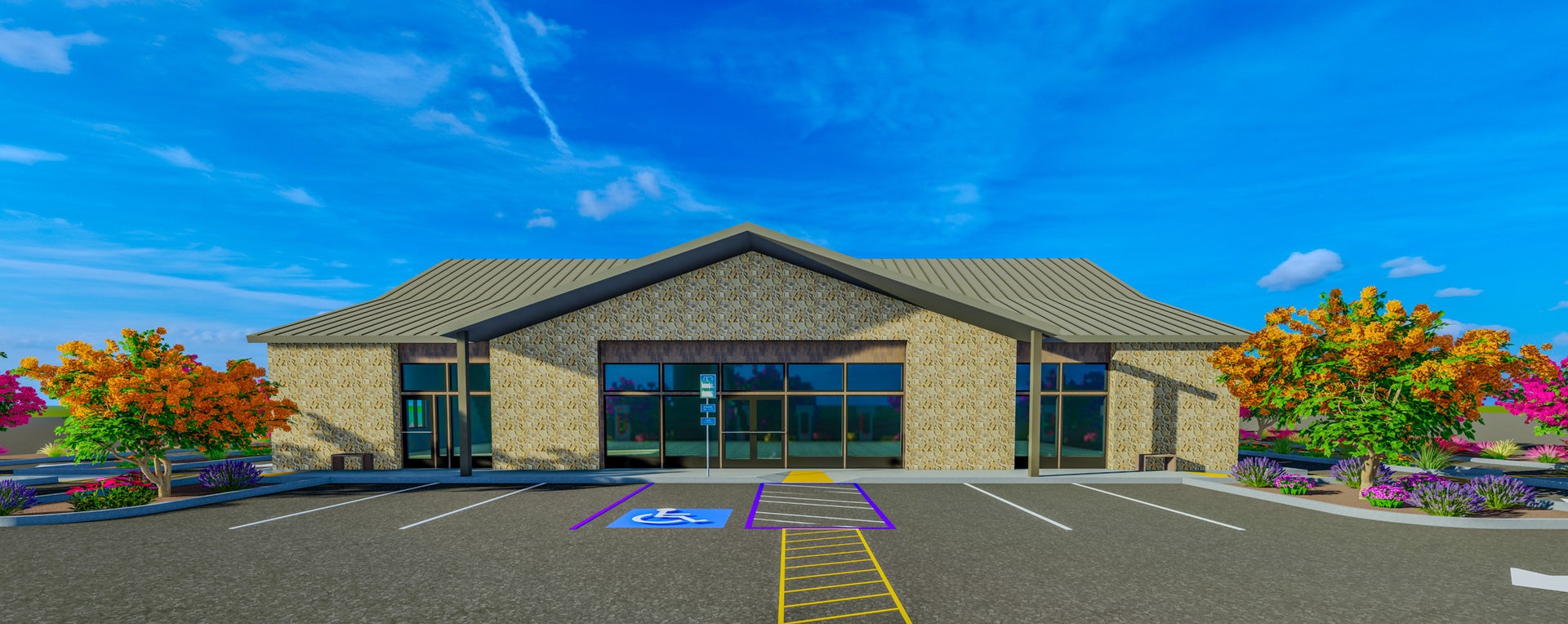 Rendering Neighborhood Market and Fuel Station coming to Tesoro Viejo