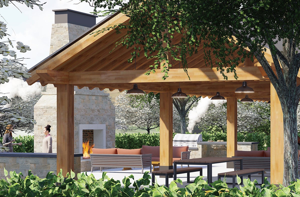 Tesoro Viejo rendering of Creekside Grove Park