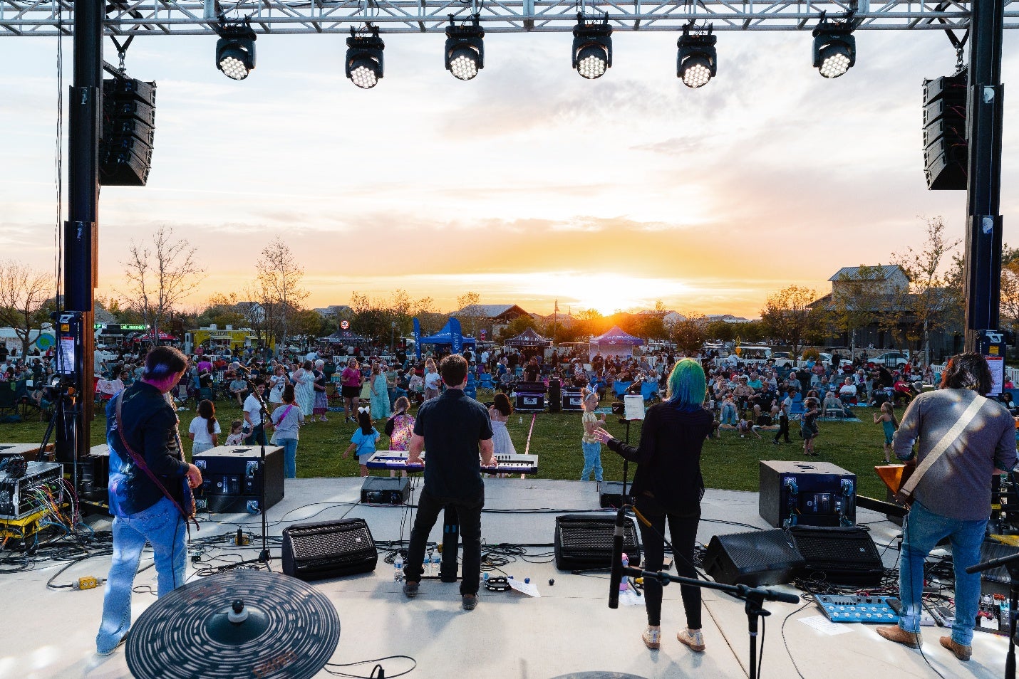 Live on the Lawn outdoor concert series at Tesoro Viejo