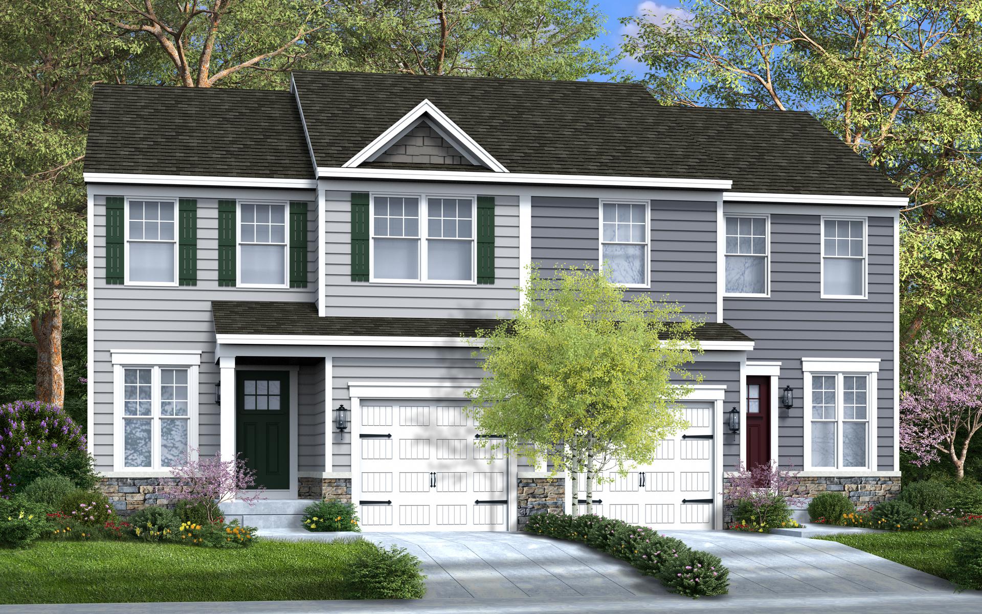 The Windsor Duplex New Home from Gemcraft Homes