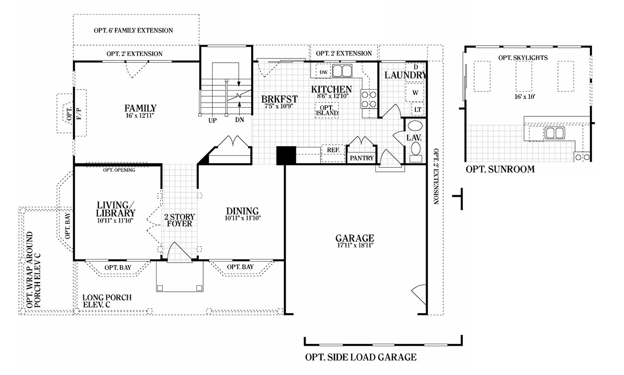 The Raleigh II New Home from Gemcraft Homes