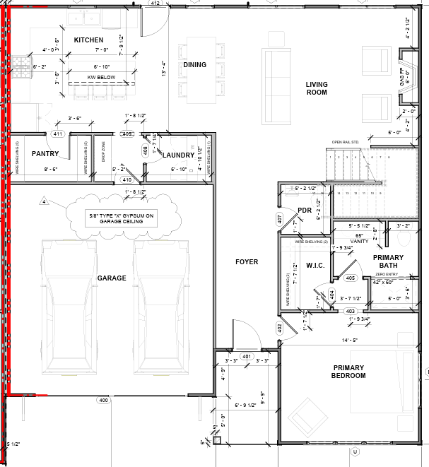 528 Hayes Park Blvd - featured floorplan in Johns Island South Carolina
