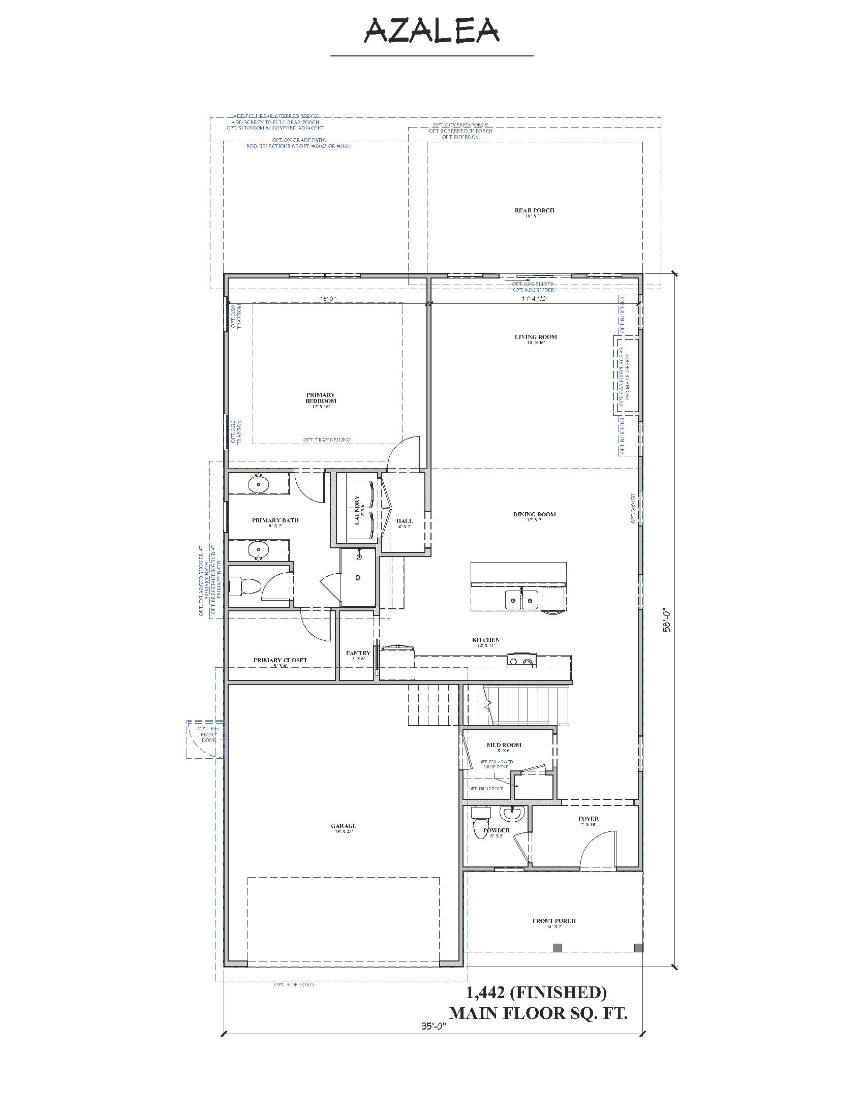 737 Caisson Run - featured floorplan in Wilmington North Carolina