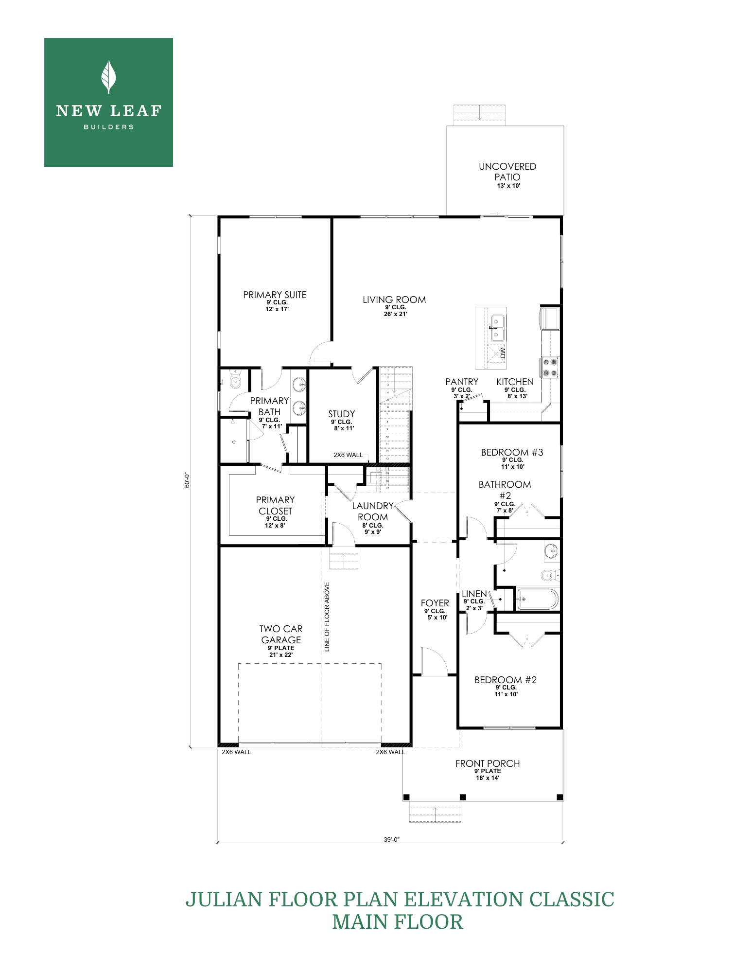 2216 Sanbrook Loop - featured floorplan in Leland North Carolina