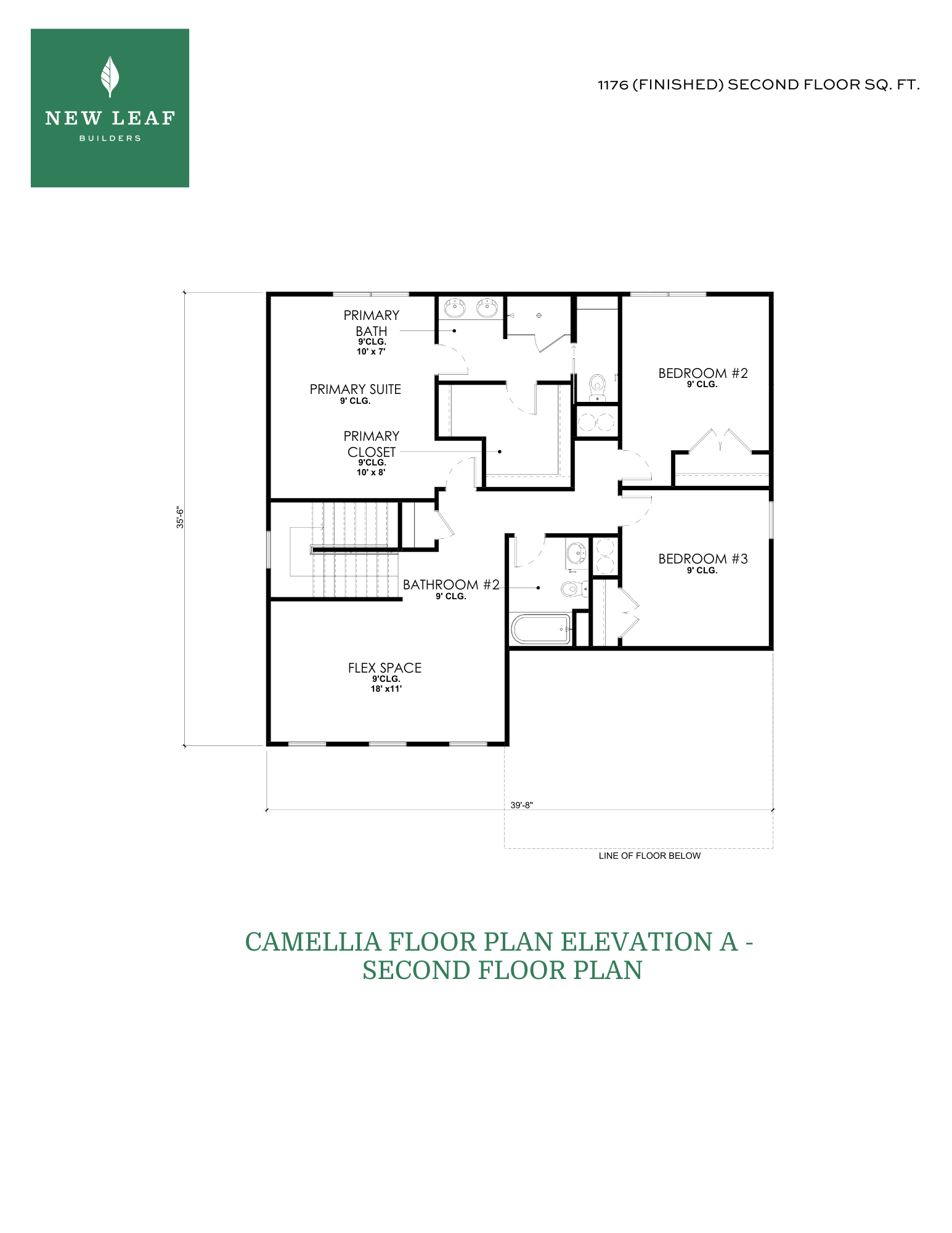 3120 Gresham Place - featured floorplan in Leland North Carolina