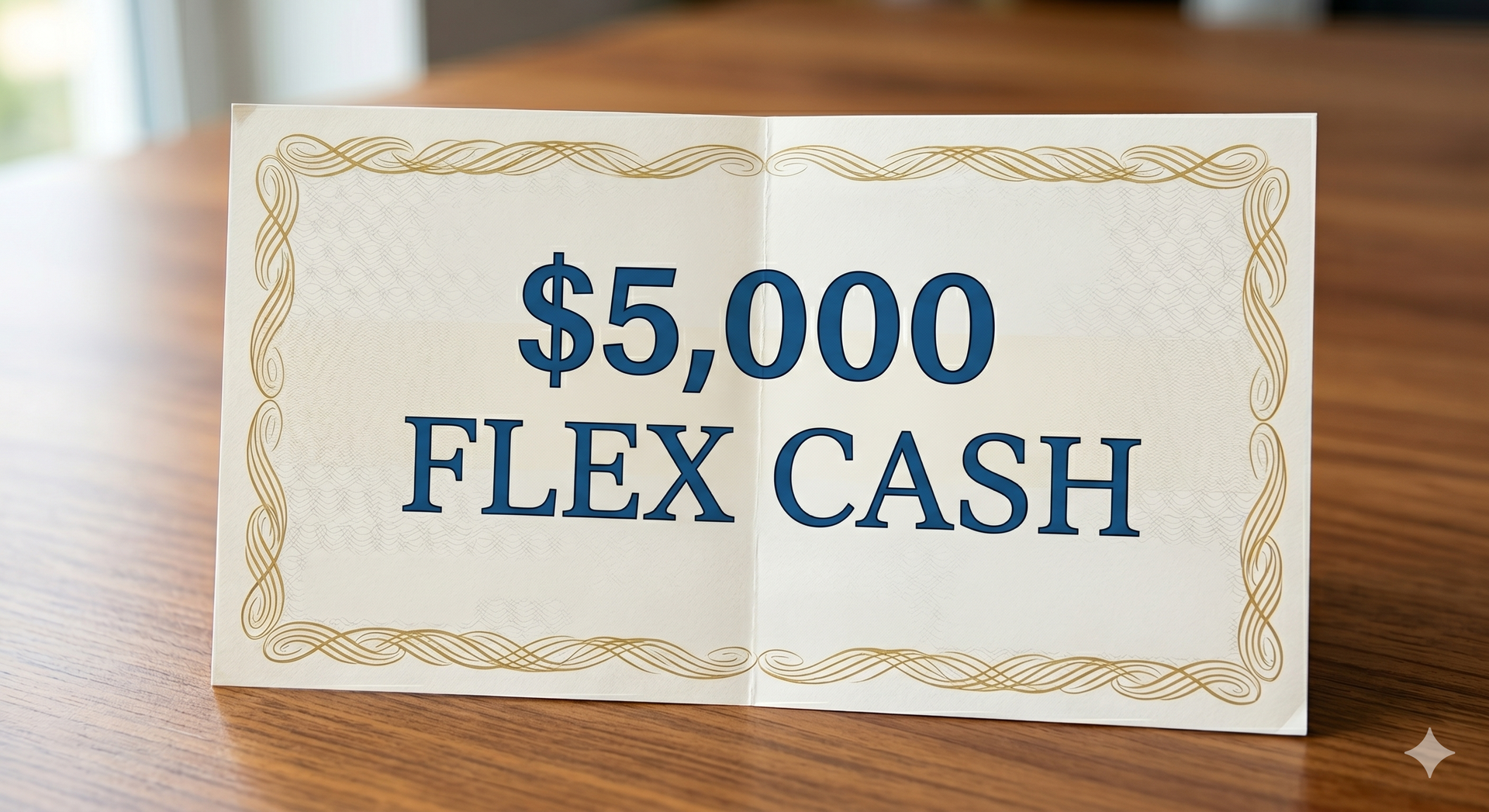 $5,000 Flex Cash